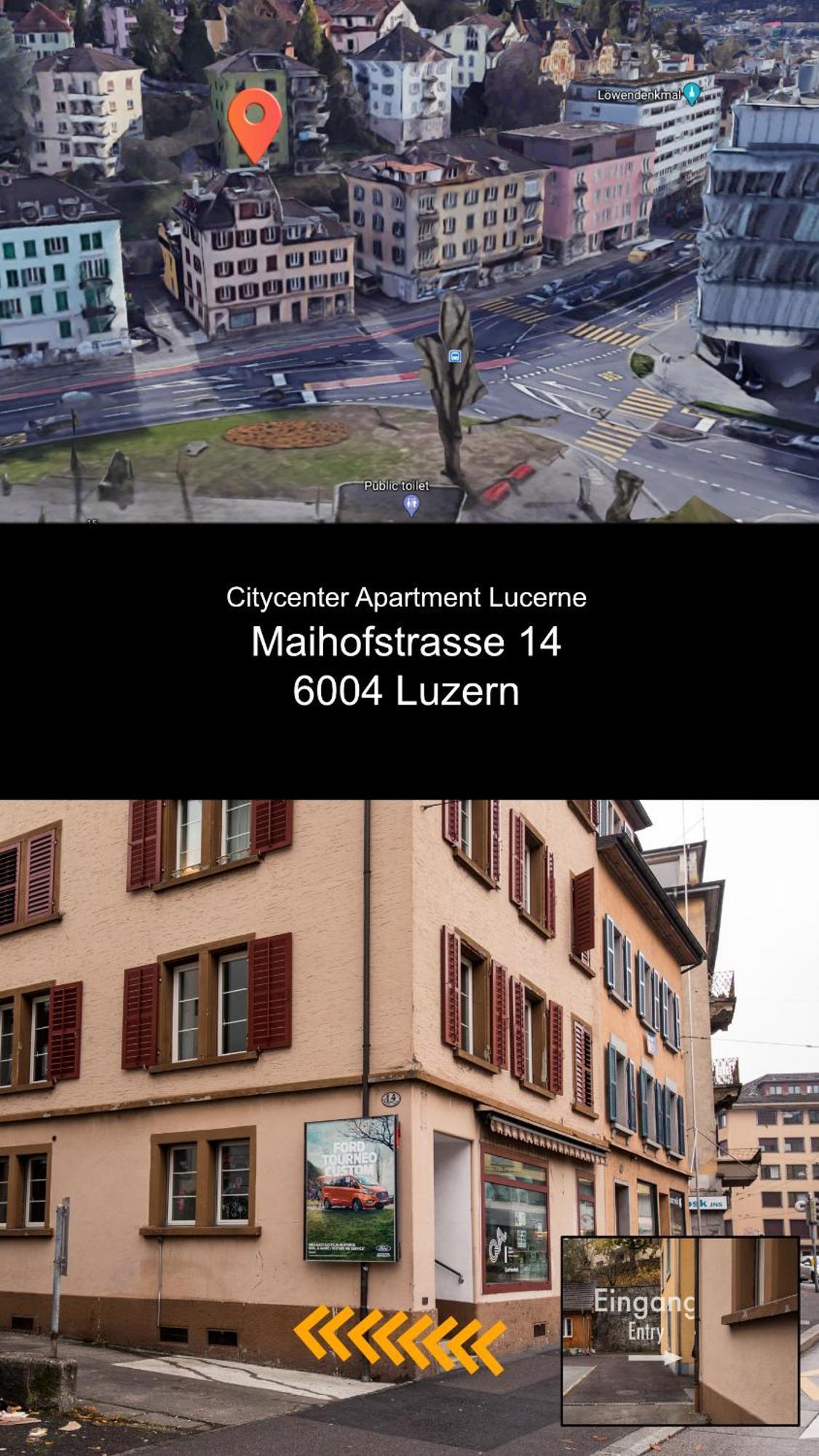 Citycenter Apartment With Parking Luzern Exteriör bild